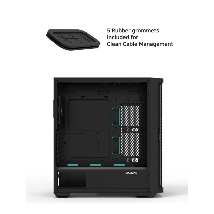 Кутия за компютър Zalman Z10 PLUS EATX TG - ZM-Z10-PLUS