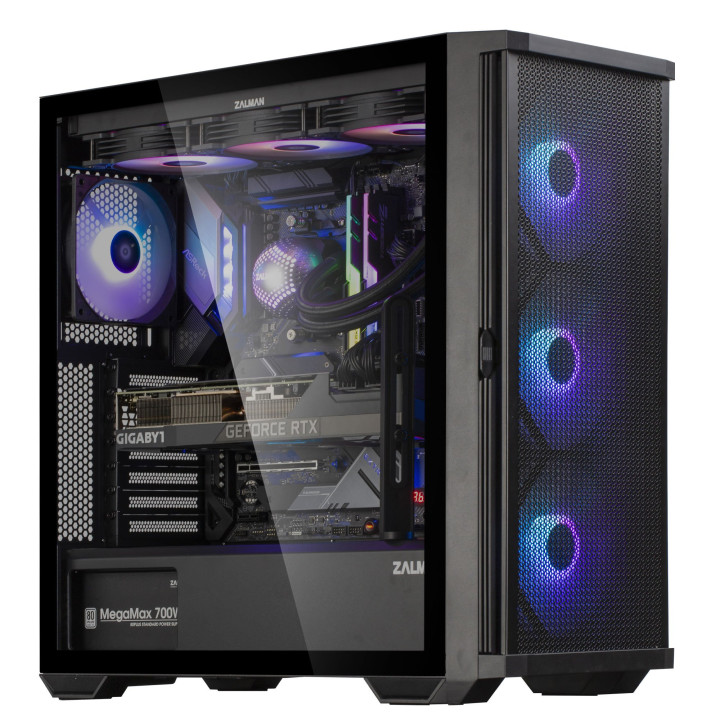 Кутия за компютър Zalman Z10 PLUS EATX TG - ZM-Z10-PLUS