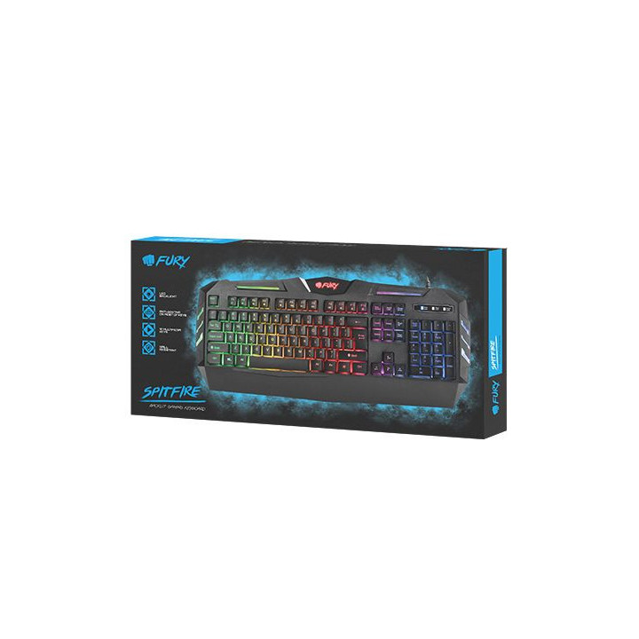 Геймърска клавиатура Fury SPITFIRE RGB