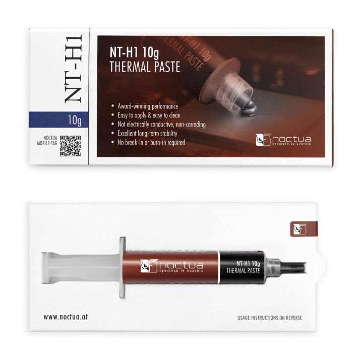 Термопаста Noctua NT-H1 Thermal Compound 10g - NT-H1-10