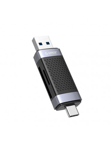 Четец за карти Orico CD2D-AC2-BK USB Type C/A Black - CD2D-AC2-BK-EP