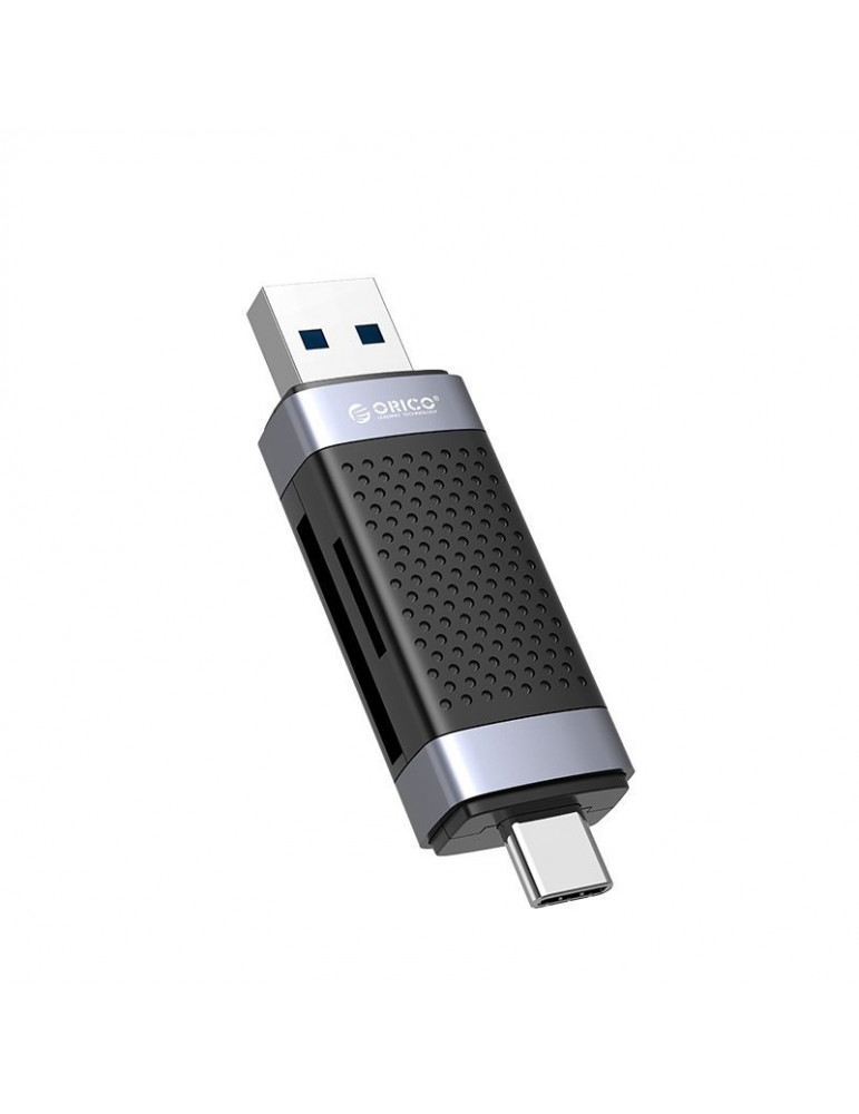 Четец за карти Orico CD2D-AC2-BK USB Type C/A Black - CD2D-AC2-BK-EP