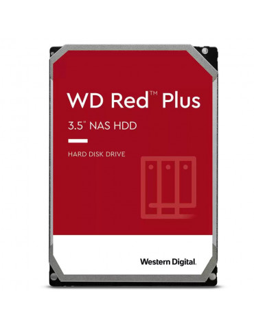 Твърд диск Western Digital 10TB Red Plus, 256MB Cache, SATA3 6Gb/s - WD101EFBX