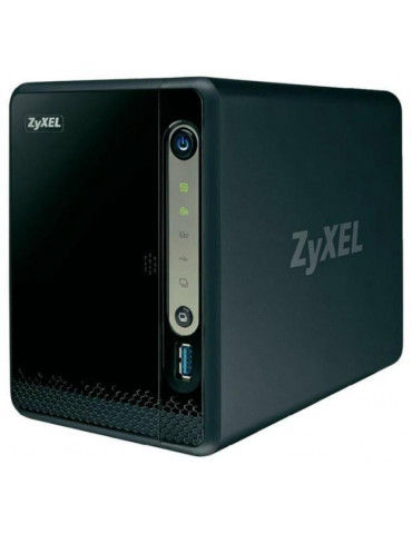 Мрежов сторидж ZyXEL NAS-326, за 2 диска, до 12TB, 1.3GHz, 512MB, Гигабит, USB3.0 - NAS326