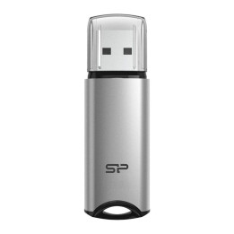 Флаш памет Silicon Power 64GB Marvel M02, USB 3.0, Сив - SP064GBUF3M02V1S
