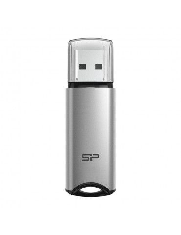 Флаш памет Silicon Power 64GB Marvel M02, USB 3.0, Сив - SP064GBUF3M02V1S