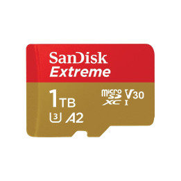 SD карта SanDisk  1TB Extreme microSDXC Class 10 U3, V30 160 MB/s - SDSQXAV-1T00-GN6MA