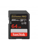 SD карта SanDisk 64GB Extreme PRO SDHC, UHS-1, Class 10, U3, 90 MB/s  - SDSDXXU-064G-GN4IN