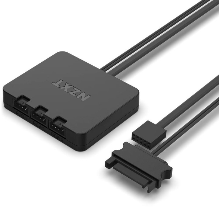 Комплект вентилатори NZXT F140 RGB Black 2 броя и NZXT RGB контролер - RF-R14DF-B1