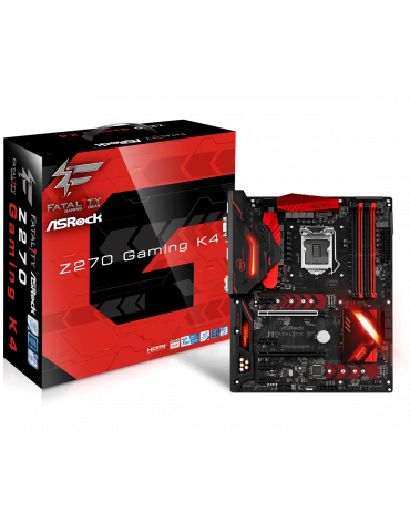 Дънна платка Asrock Fatal1ty Z270 GAMING K4, сокет LGA1151