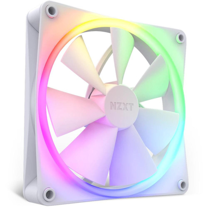 Вентилатор NZXT F140 RGB бял - RF-R14SF-W1