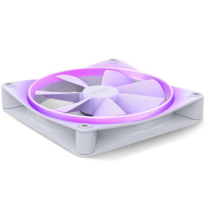 Вентилатор NZXT F140 RGB бял - RF-R14SF-W1