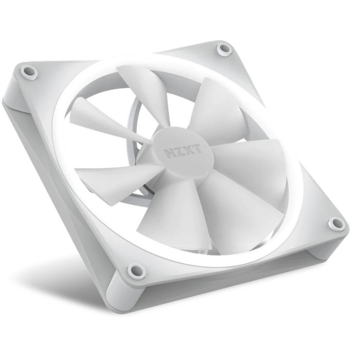 Вентилатор NZXT F140 RGB бял - RF-R14SF-W1