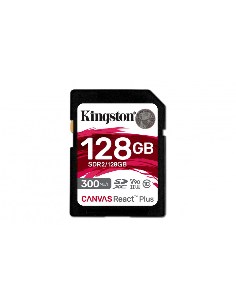 SD карта Kingston 128GB Canvas React SDXC UHS-II - SDR2/128GB