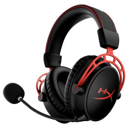 Геймърски слушалки HyperX Cloud Alpha Wireless, черен/Червен - HX-HEAD-CAWL-RD