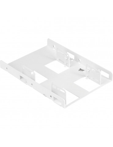 Скоби за монтиране Corsair HDD/SSD Mounting Kit - Dual 2.5" to 3.5", White - CSSD-BRKT2W