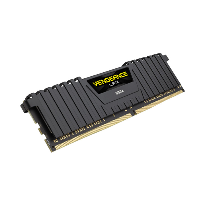 RAM памет Памет CORSAIR VENGEANCE LPX, 8GB (1 x 8GB), DDR4, 2400MHz, C14, Black - CMK8GX4M1A2400C14