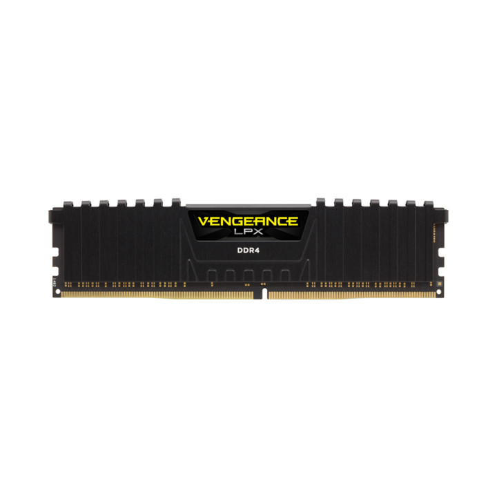RAM памет Памет CORSAIR VENGEANCE LPX, 8GB (1 x 8GB), DDR4, 2400MHz, C14, Black - CMK8GX4M1A2400C14