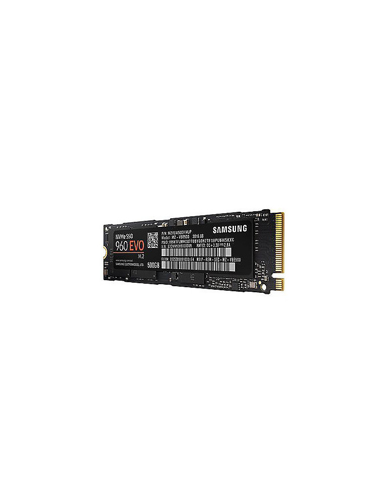 SSD диск 500GB Samsung 960 EVO Series, 3D V-NAND Flash, NVMe