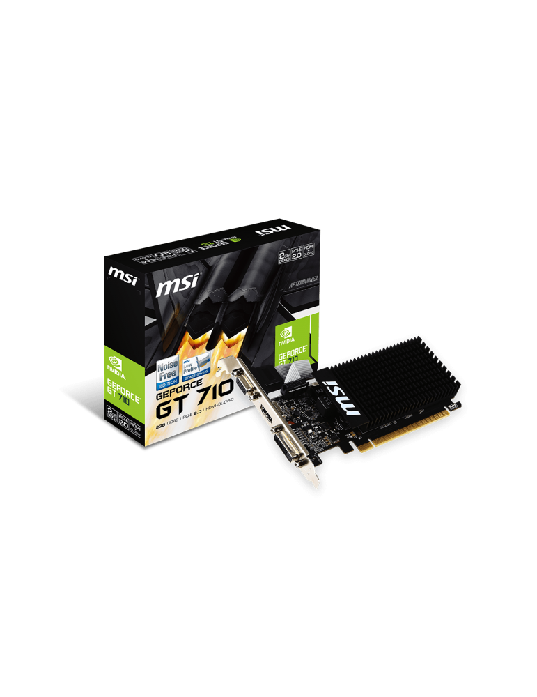 Видео карта MSI NVIDIA GeForce GT 710 2GB D3H LP