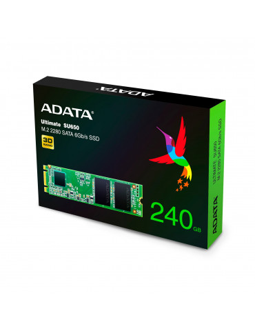 SSD диск Adata 240GB SU650 M2 SATA - ASU650NS38-240GT-C