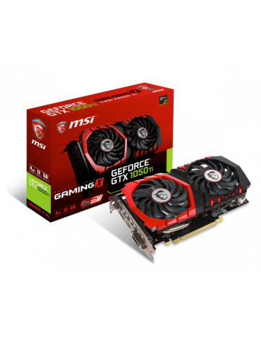 Видео карта MSI NVIDIA GeForce GTX 1050Ti GAMING X 4GB