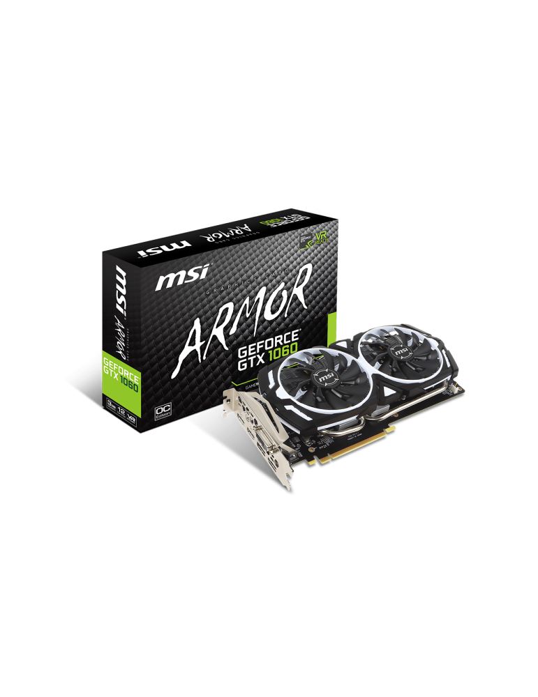 MSI NVIDIA GeForce GTX 1060 ARMOR 3GB OC Edition