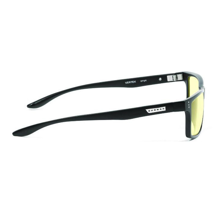 Геймърски очила GUNNAR Vertex Onyx, Amber Natural, Черен