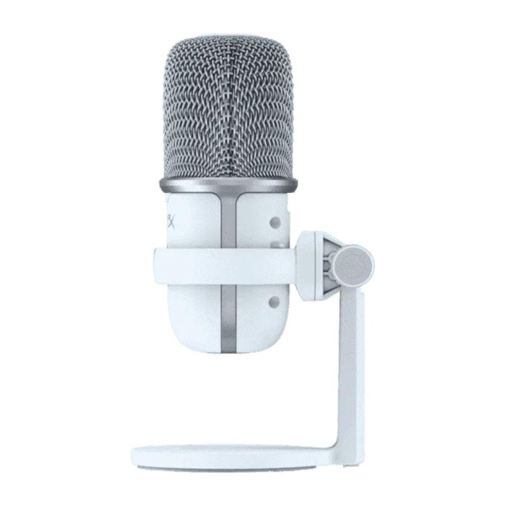 Настолен микрофон HyperX SoloCast, USB, бял - 519T2AA