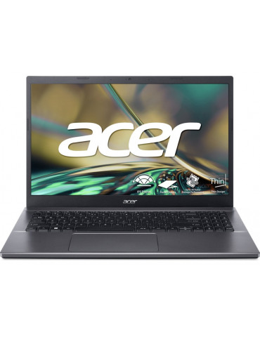 Лаптоп Acer Aspire 5 A515-57-56KX, Intel i5-1235U, 15.6" FHD IPSl, 8GB RAM, 512GB SSD, Linux, Gray - NX.K3JEX.002