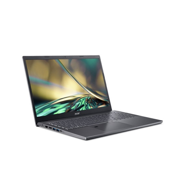 Лаптоп Acer Aspire 5 A515-47-R76E, AMD Ryzen 5 5625U, 15.6" FHD IPS, 8GB RAM, 512GB SSD, Linux, Gray - NX.K86EX.00C