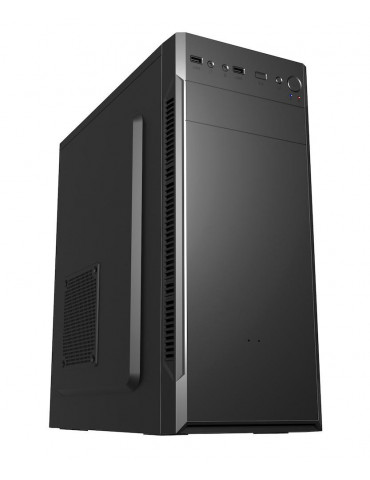Кутия за компютър FSP CMT160 ATX Mid Tower, Черен