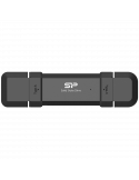 SSD диск Silicon Power 250GB DS72 Dual USB-C/USB 3.2 Gen 2, Steam Deck and iPhone 15 Pro, Black - SP250GBUC3S72V1K