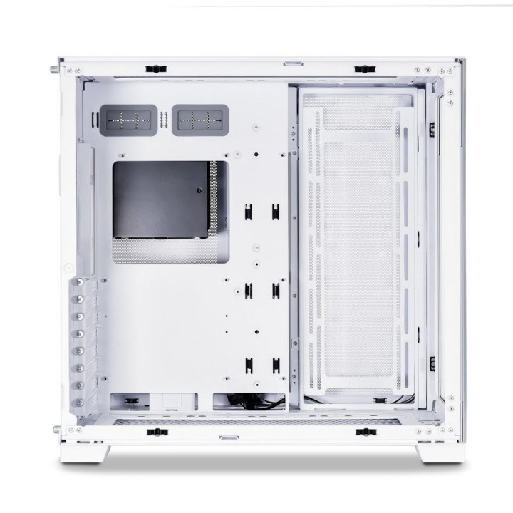 Кутия за компютър Lian Li PC-O11 Dynamic EVO Mid-Tower, Tempered Glass, Бял - GELI-885