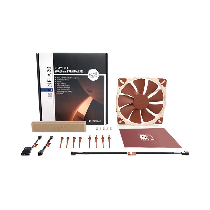 Вентилатор Noctua 200x200x30mm NF-A20-FLX