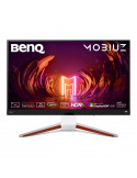 Монитор BenQ 32" EX3210U MOBIUZ 144Hz, IPS, Wide, 4K, 2ms, HDR10, HDMI, DisplayPort, Бял/Черен - EX3210U
