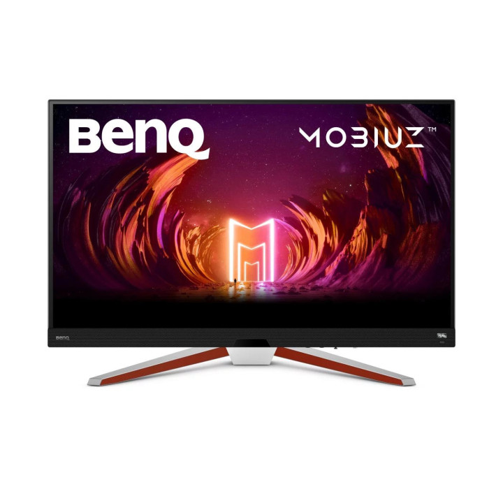 Монитор BenQ 32" EX3210U MOBIUZ 144Hz, IPS, Wide, 4K, 2ms, HDR10, HDMI, DisplayPort, Бял/Черен - EX3210U