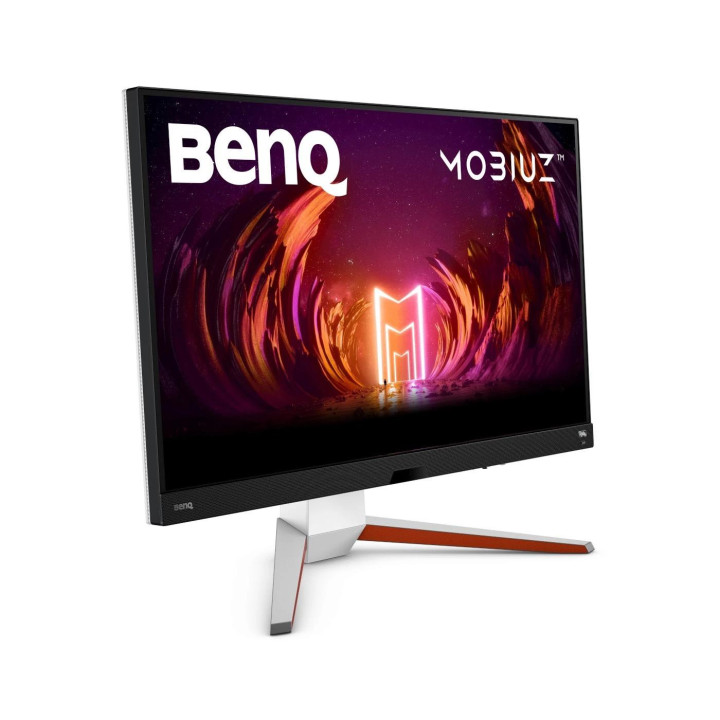 Монитор BenQ 32" EX3210U MOBIUZ 144Hz, IPS, Wide, 4K, 2ms, HDR10, HDMI, DisplayPort, Бял/Черен - EX3210U