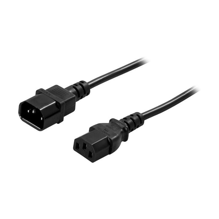 Кабел Powerwalker IEC C13/C, 14 - 1,80 m, 10A, 0.75 mm2 - Powerwalker IEC Cable C13/C 14 - 1,80 m, 10A, 0.75 mm2