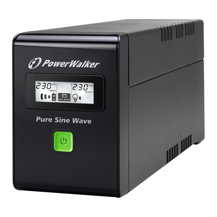 Токозахранващо устройство UPS Powerwalker VI 600 SW, 600VA, Line Interactive - VI 600 SW