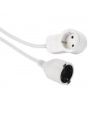 Удължителен кабел Hama Powerplug, Допълнителен контакт, 3.0 m, Бял - Hama-133801