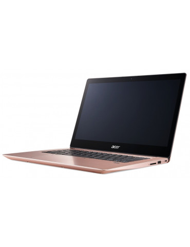 Ултрабук Acer Aspire Swift 3 с процесор Intel Core i5-7200U, 8GB RAM, 256GB SSD PCIe, Windows 10, Rose Gold