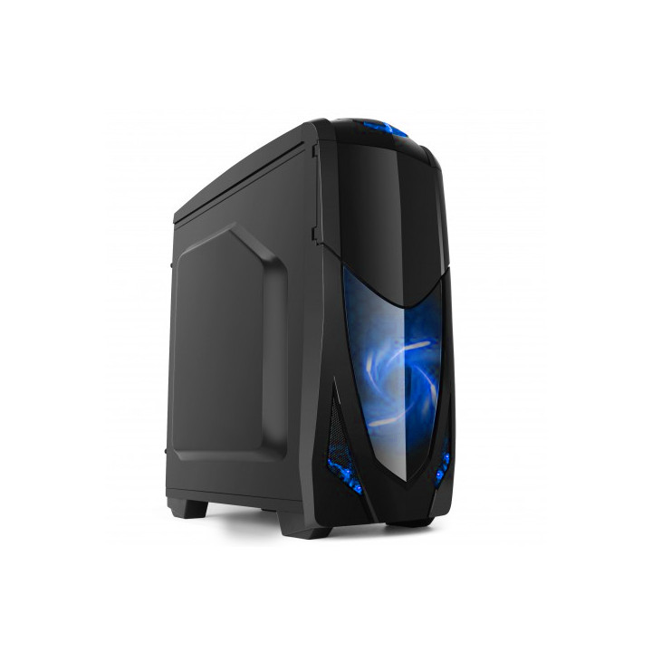 Кутия за компютър Spire Samurai X2 с 2 сини вентилатора