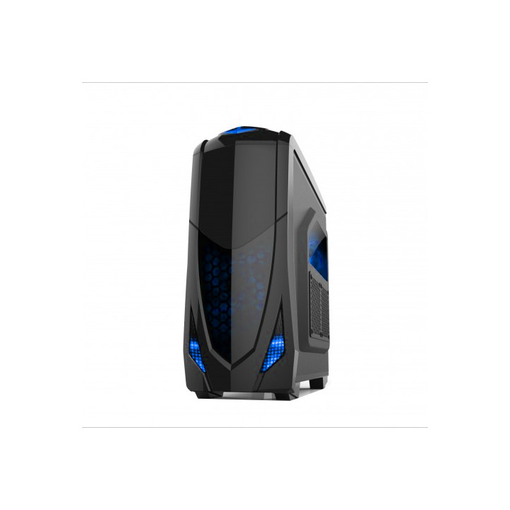 Кутия за компютър Spire Samurai X2 с 2 сини вентилатора