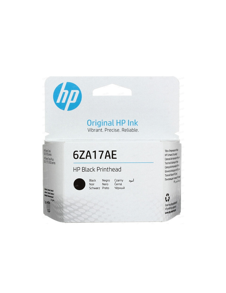 HP 6ZA17AE Black Printhead - 6ZA17AE