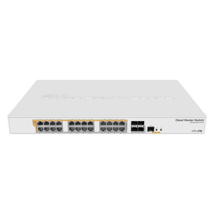 24 портов гигабит Ethernet комутатор MikroTik CRS328-24P-4S RM