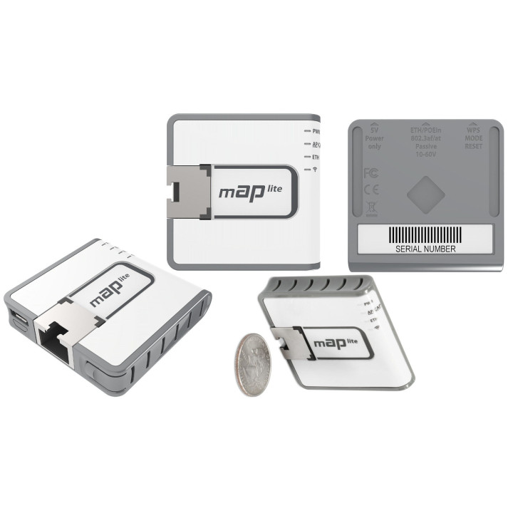 Рутер MikroTik mAP lite mAPL-2nD - RBmAPL-2nD