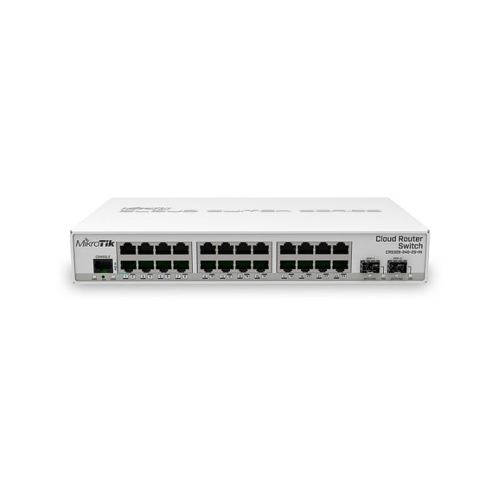 26-портов комутатор MikroTik CRS326-24G-2S IN