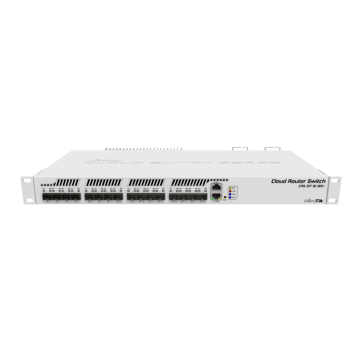 Комутатор MikroTik CRS317-1G-16S RM с 16 SFP  порта rack mountable