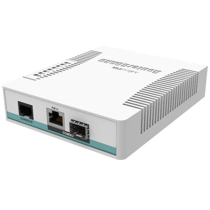 Cloud Router суич MikroTik CRS106-1C-5S, 1xGigabit LAN, 5xSFP cages